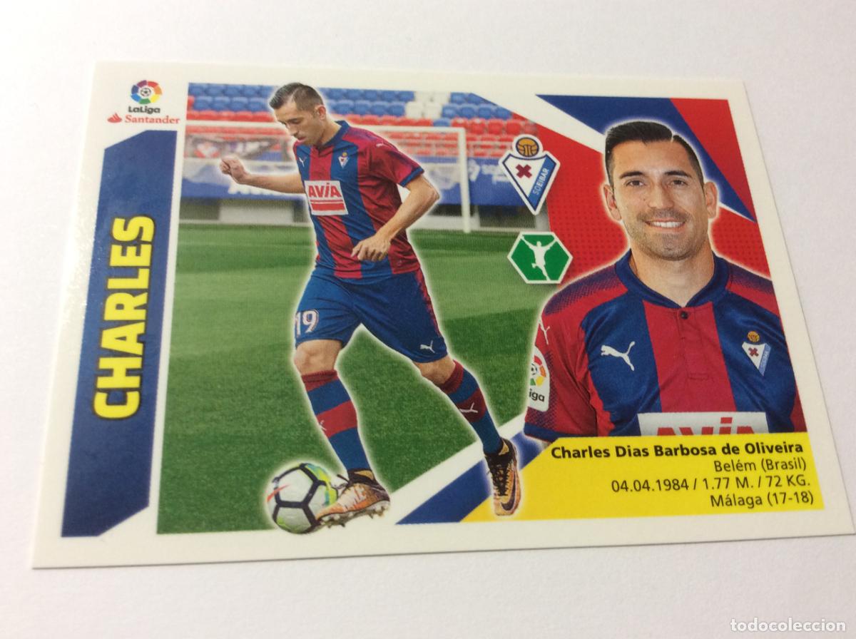 Cromos de f&uacute;tbol: Charles Coloca 16 BIS SD Eibar Este 2017 2018 17 18 Panini