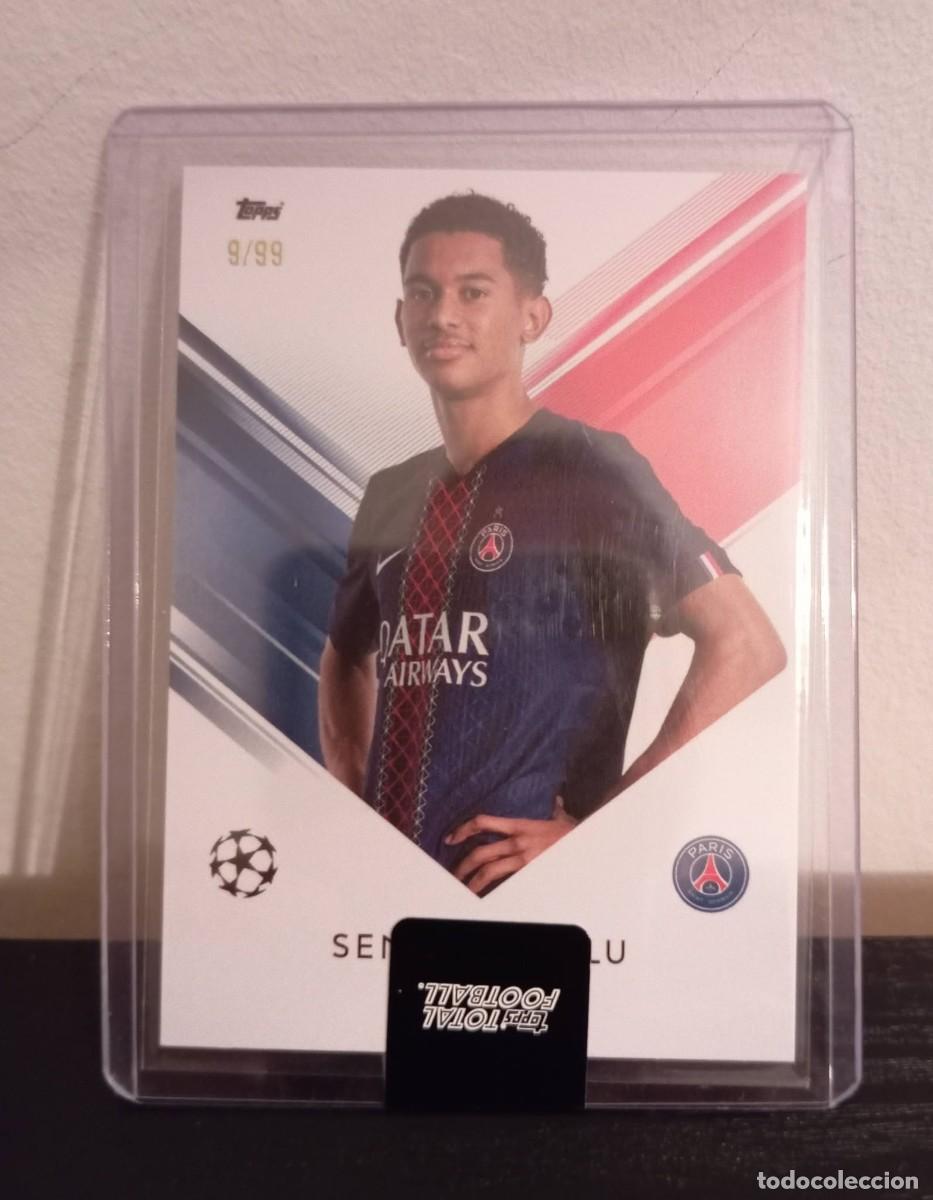 Cromos de f&uacute;tbol: -TOPPS TOTAL FOOTBALL 25-26 : MAYULU ( PSG ) NUMERADA 9/99 . /99