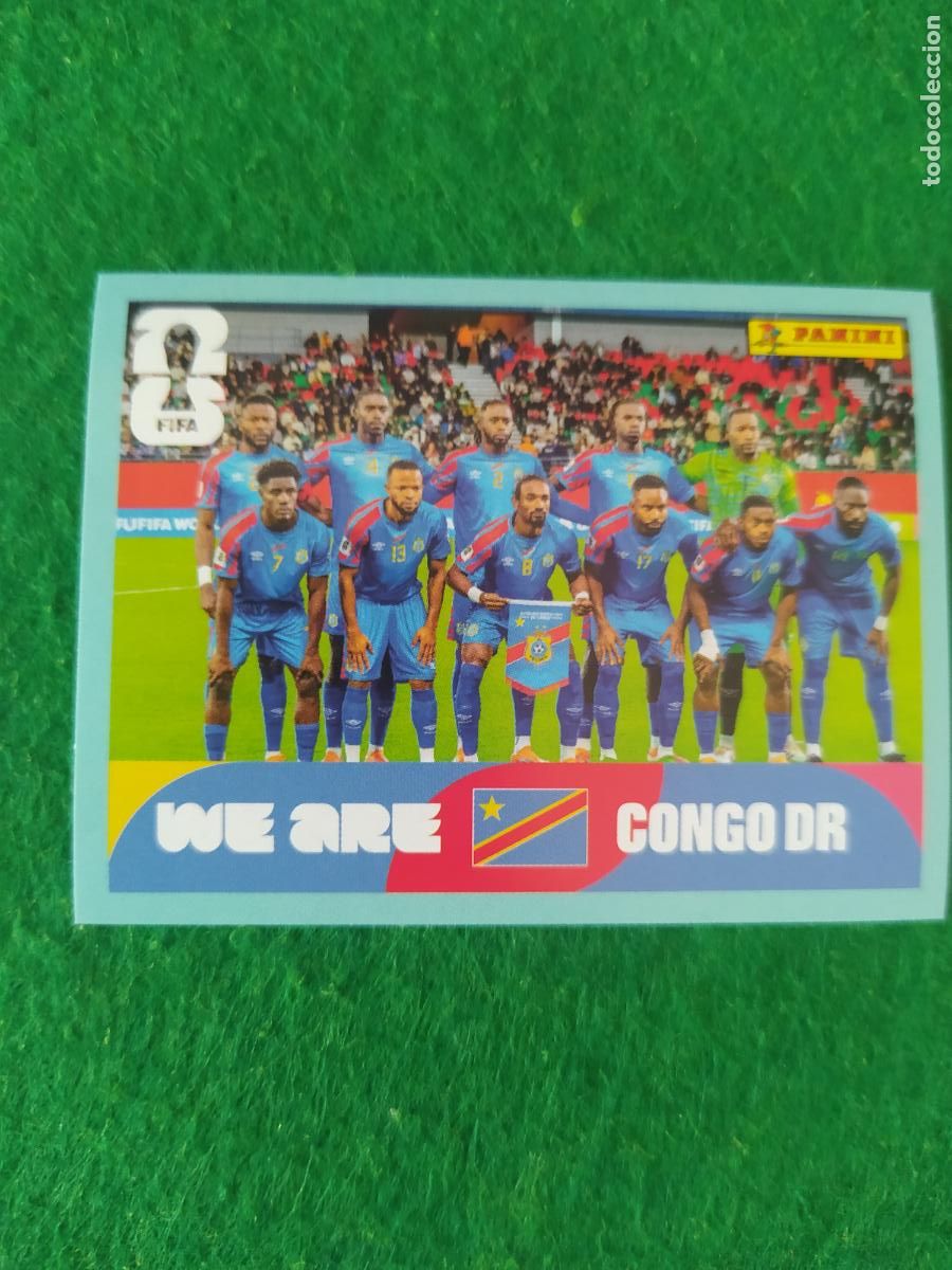 Cromos de f&uacute;tbol: OFFICIAL STICKER COLLECTION WORLD CUP MUNDIAL 2026 - CONGO N&ordm; 13 ONCE INICIAL