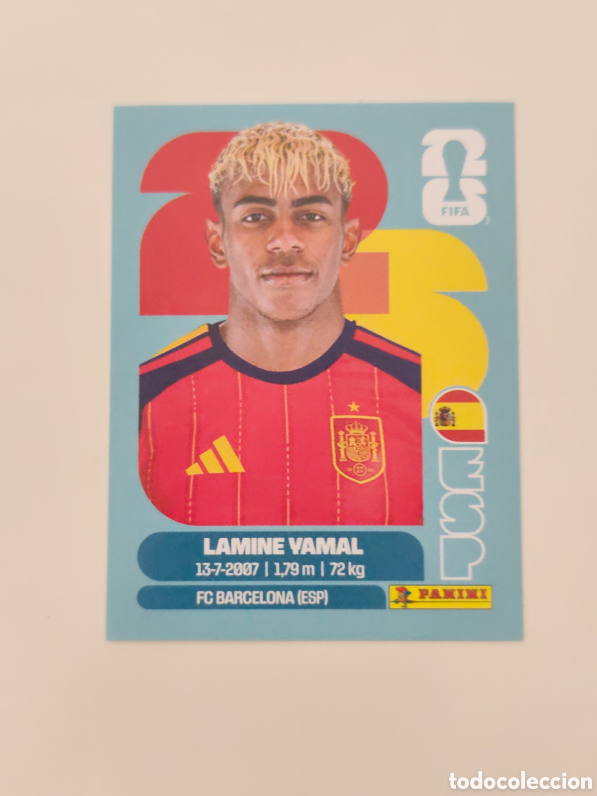 Cromos de f&uacute;tbol: ESP15 LAMINE YAMAL ESPA&Ntilde;A MUNDIAL 2026