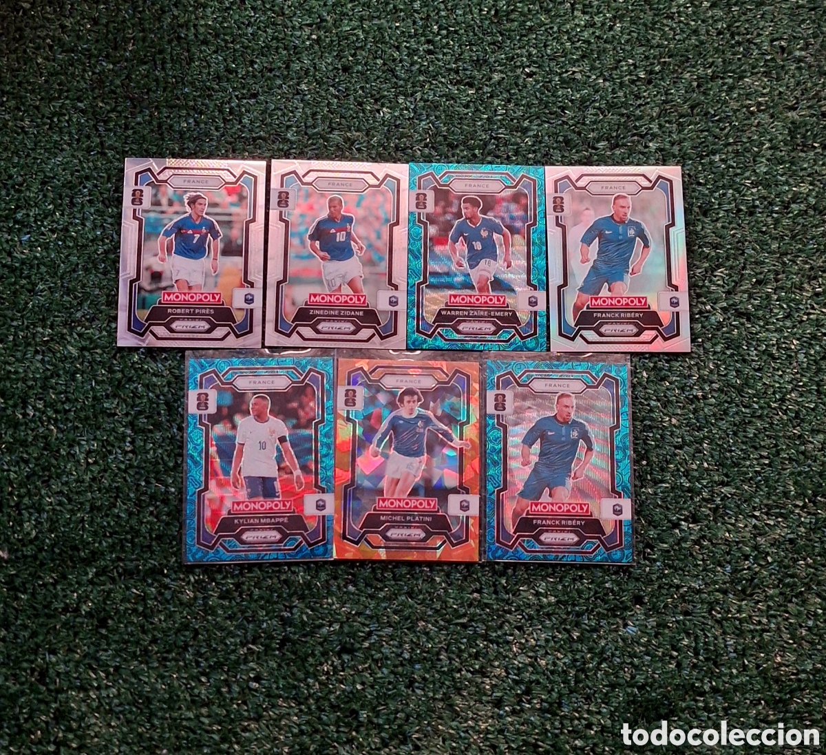 Cromos de f&uacute;tbol: Lote Francia Panini Monopoly Prizm