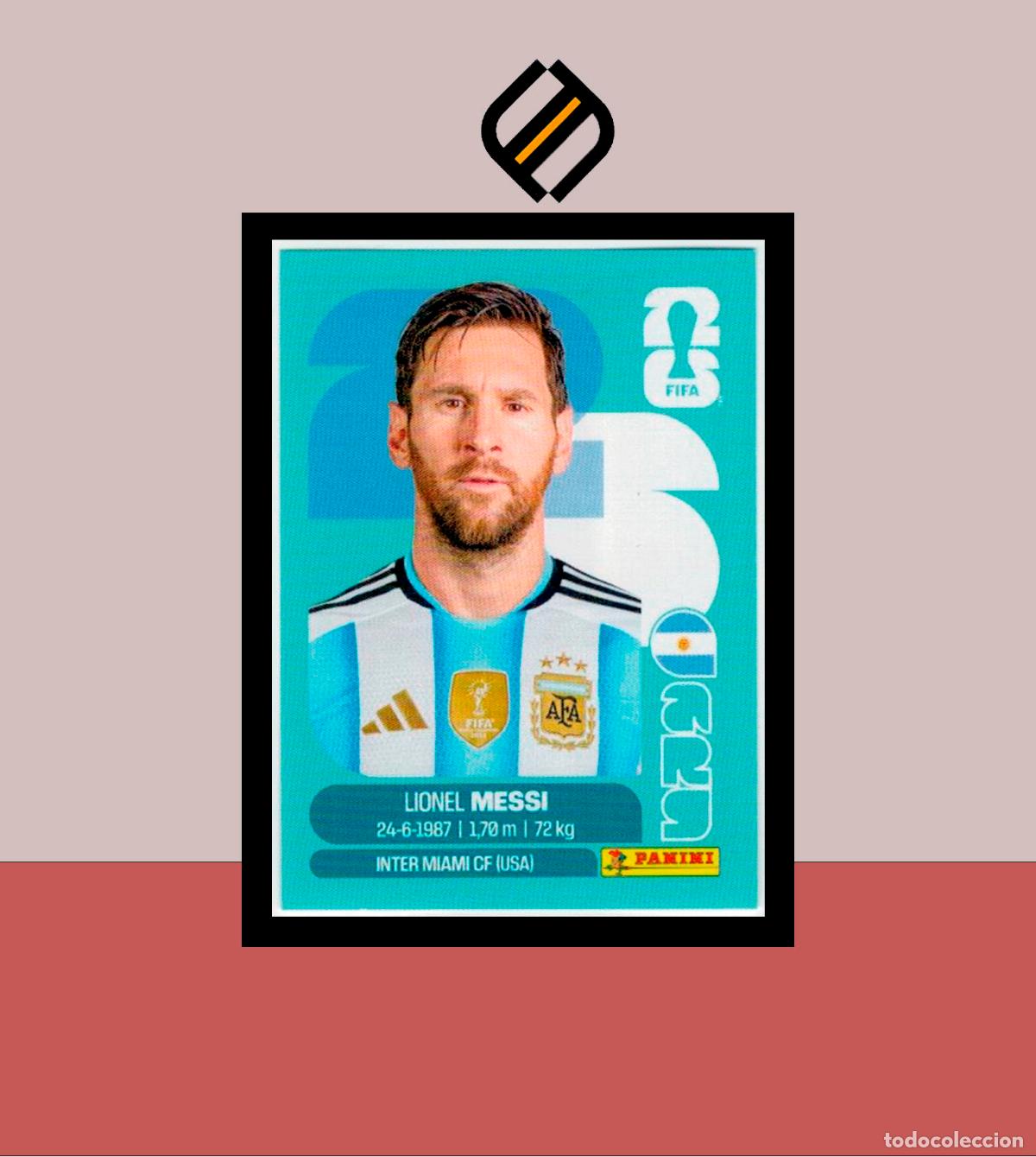 Cromos de f&uacute;tbol: PANINI FIFA CLUB WORLD CUP 2026 26 ARG 17 LIONEL MESSI ARGENTINA STICKER MUNDIAL MEX CAN USA