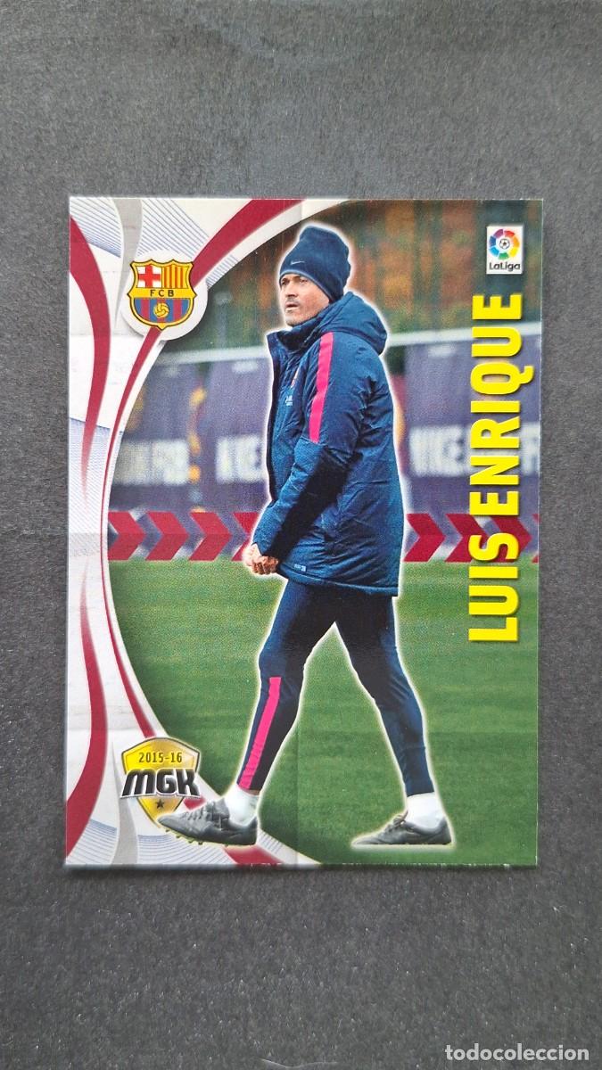 Football Stickers: L1 LUIS ENRIQUE ENTRENADOR ERROR F. C. BARCELONA 56 PANINI MEGACRACKS 2015 2016 15 16
