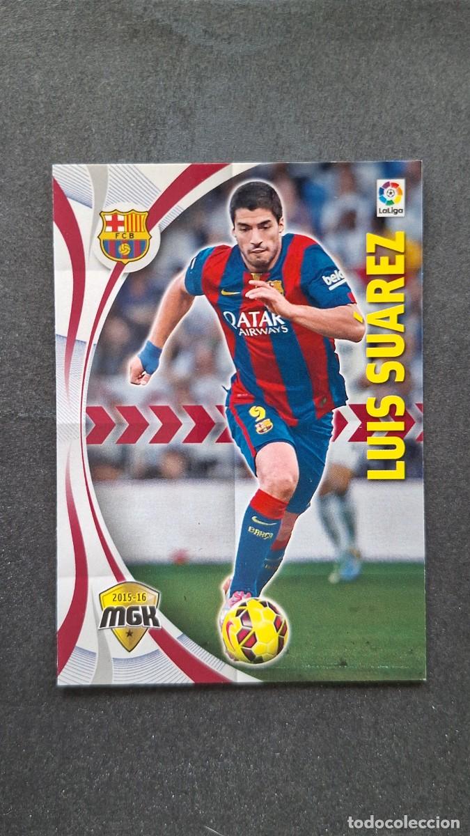 Cromos de f&uacute;tbol: L1 LUIS SUAREZ F. C. BARCELONA 73 PANINI MEGACRACKS 2015 2016 15 16
