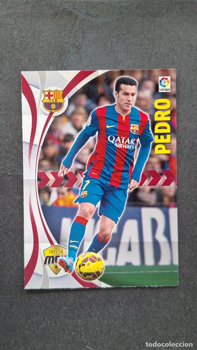 Cromos de f&uacute;tbol: L1 PEDRO F. C. BARCELONA 75 PANINI MEGACRACKS 2015 2016 15 16