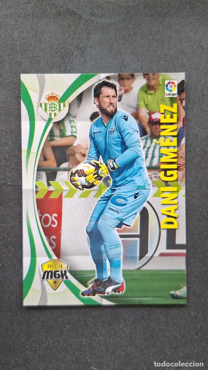 Cromos de f&uacute;tbol: L1 DANI GIMENEZ REAL BETIS BALOMPIE 85 PANINI MEGACRACKS 2015 2016 15 16