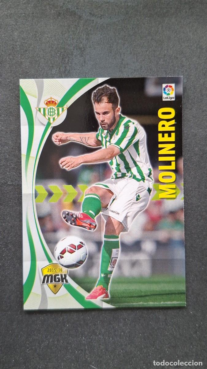 Cromos de f&uacute;tbol: L1 MOLINERO REAL BETIS BALOMPIE 86 PANINI MEGACRACKS 2015 2016 15 16