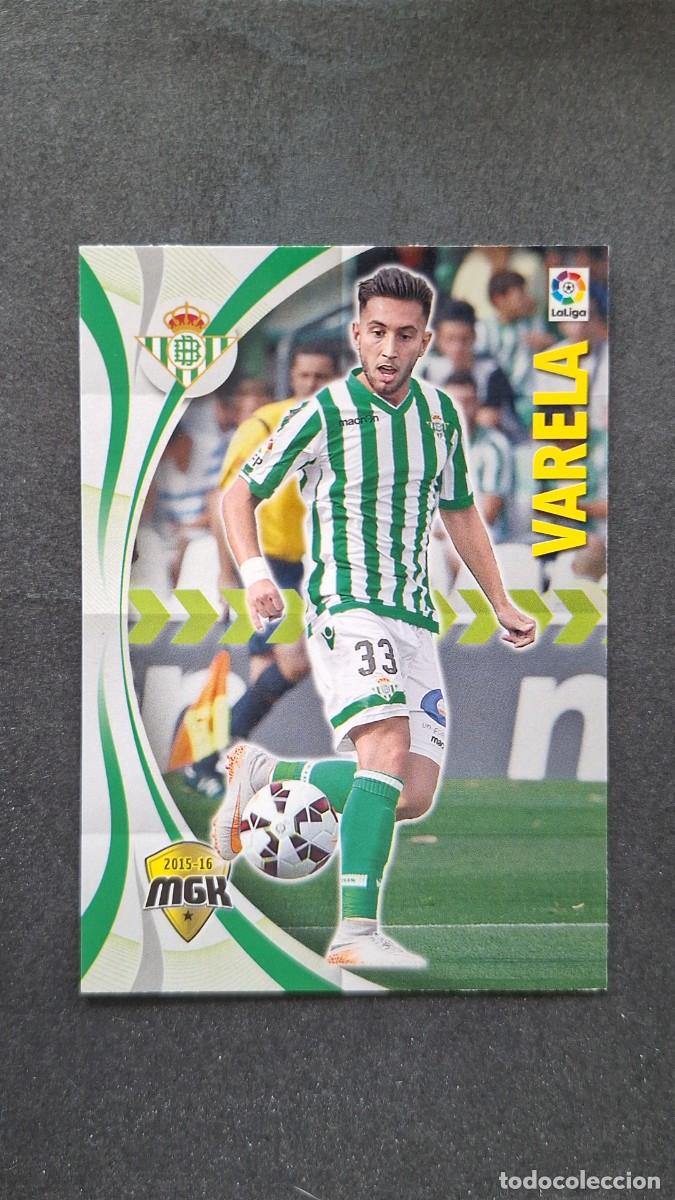 Cromos de f&uacute;tbol: L1 VARELA REAL BETIS BALOMPIE 90 PANINI MEGACRACKS 2015 2016 15 16