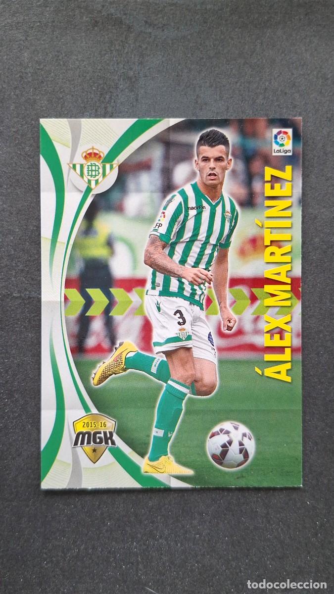 Cromos de f&uacute;tbol: L1 ALEX MARTINEZ REAL BETIS BALOMPIE 91 PANINI MEGACRACKS 2015 2016 15 16