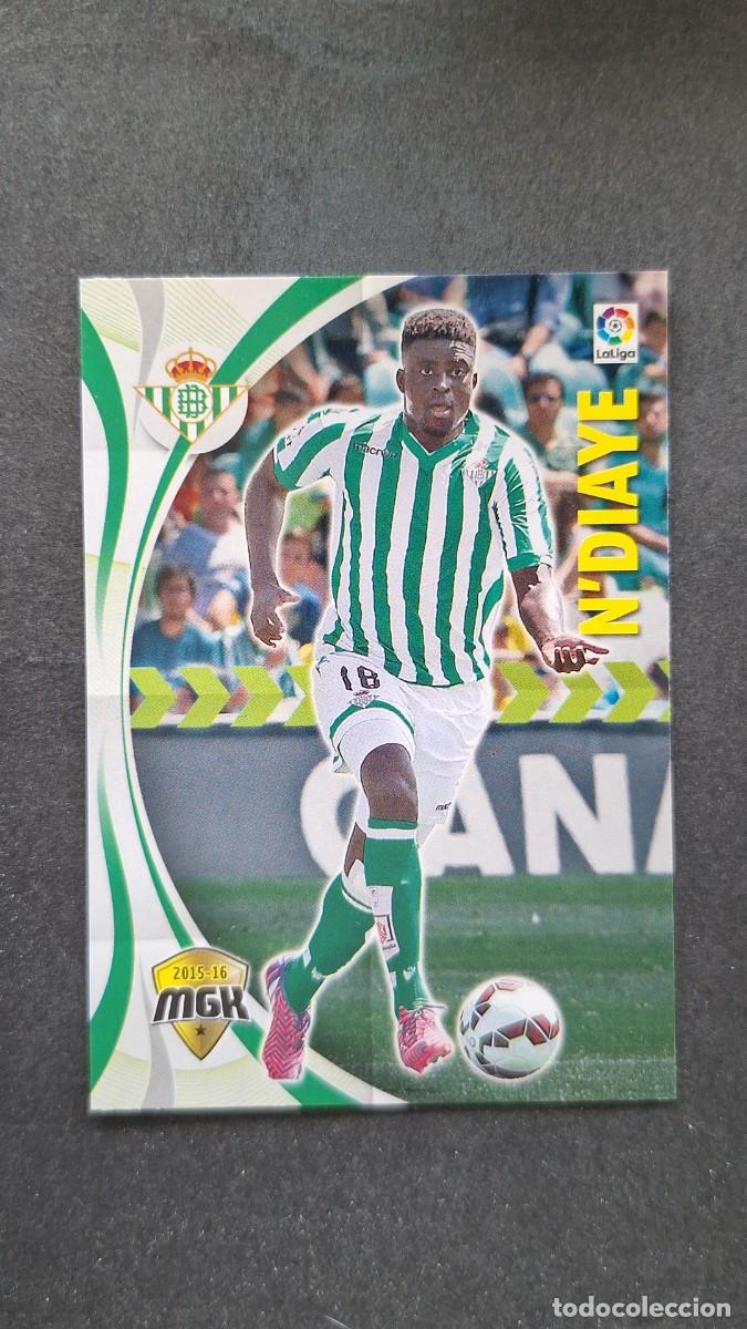Cromos de f&uacute;tbol: L1 N'DIAYE REAL BETIS BALOMPIE 92 PANINI MEGACRACKS 2015 2016 15 16