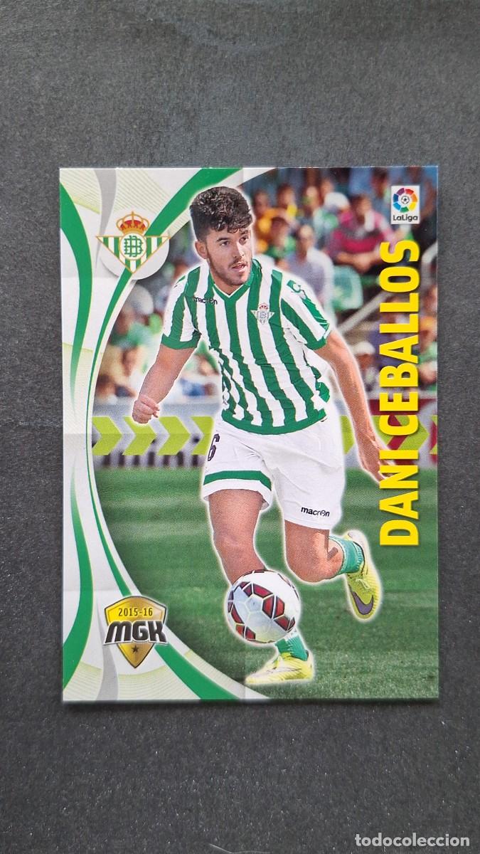 Cromos de f&uacute;tbol: L1 DANI CEBALLOS REAL BETIS BALOMPIE 95 PANINI MEGACRACKS 2015 2016 15 16