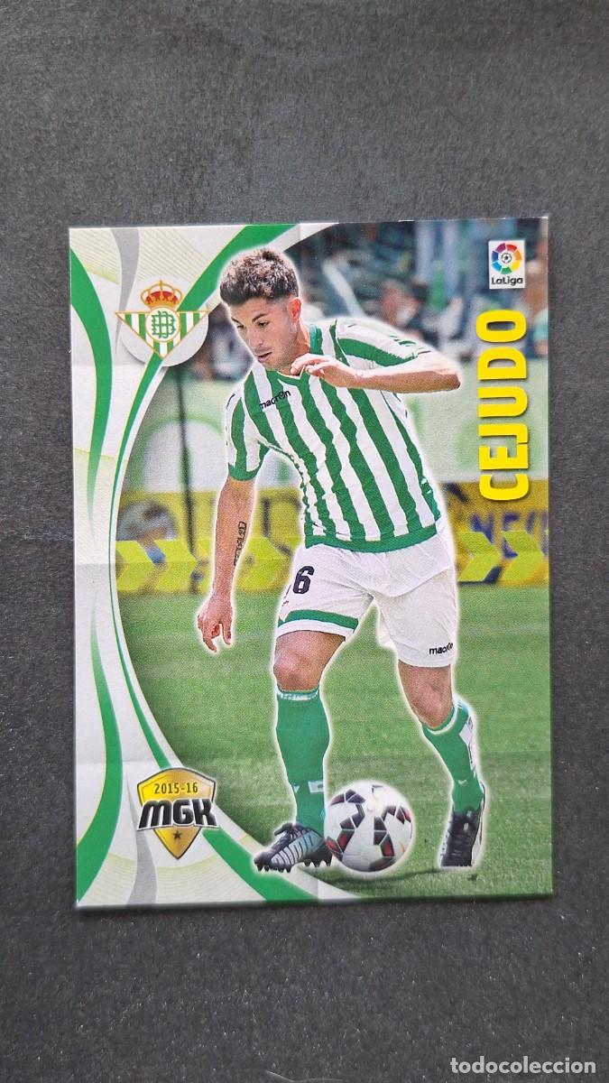 Cromos de f&uacute;tbol: L1 CEJUDO REAL BETIS BALOMPIE 99 PANINI MEGACRACKS 2015 2016 15 16