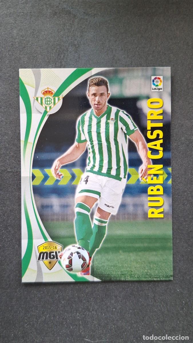 Cromos de f&uacute;tbol: L1 RUBEN CASTRO REAL BETIS BALOMPIE 101 PANINI MEGACRACKS 2015 2016 15 16