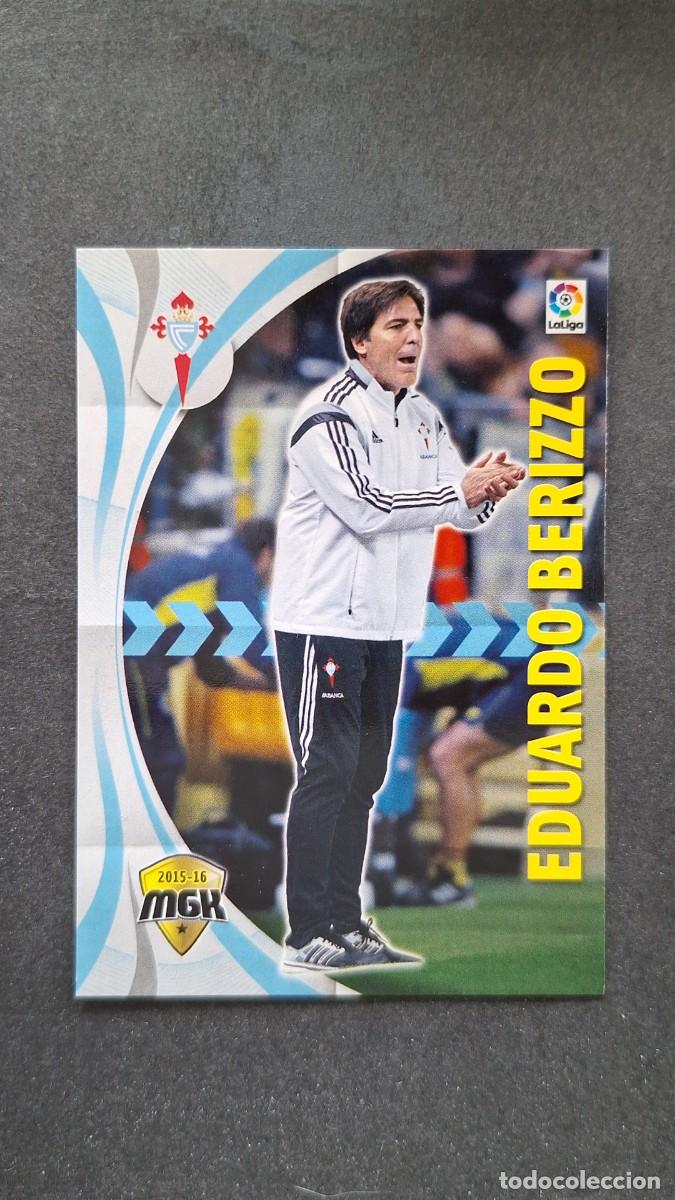Cromos de f&uacute;tbol: L1 EDUARDO BERIZZO ENTRENADOR CELTA DE VIGO 110 PANINI MEGACRACKS 2015 2016 15 16