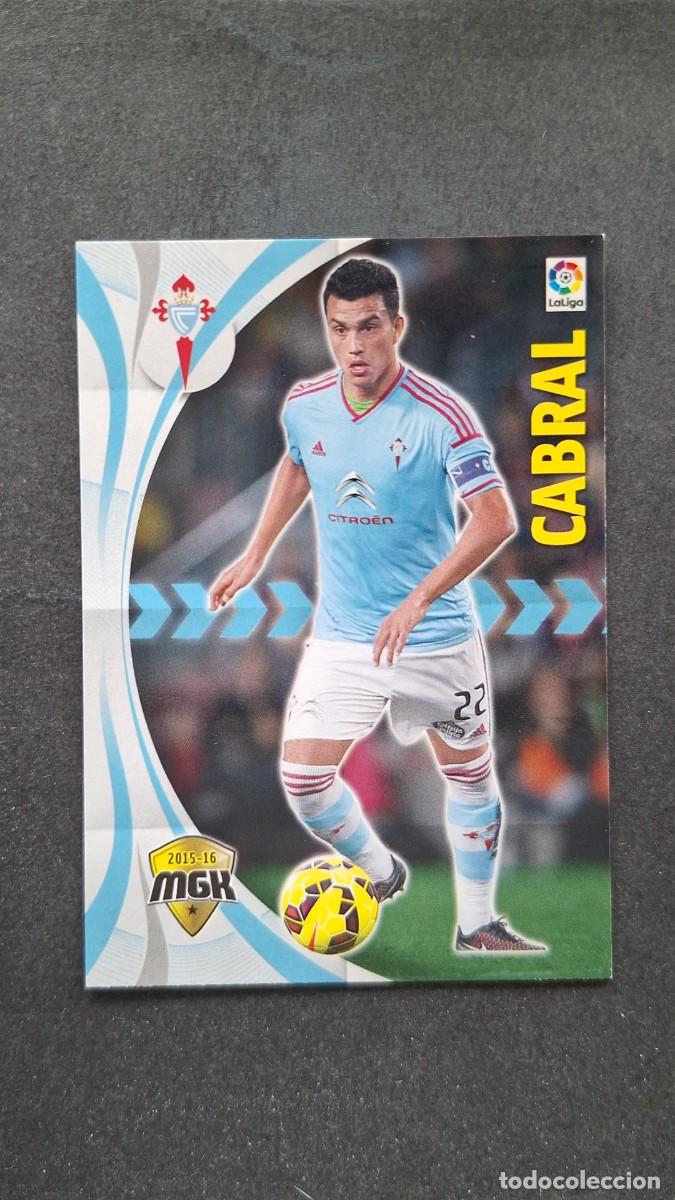 Cromos de f&uacute;tbol: L1 CABRAL CELTA DE VIGO 114 PANINI MEGACRACKS 2015 2016 15 16