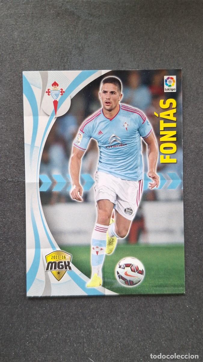 Cromos de f&uacute;tbol: L1 FONTAS CELTA DE VIGO 115 PANINI MEGACRACKS 2015 2016 15 16