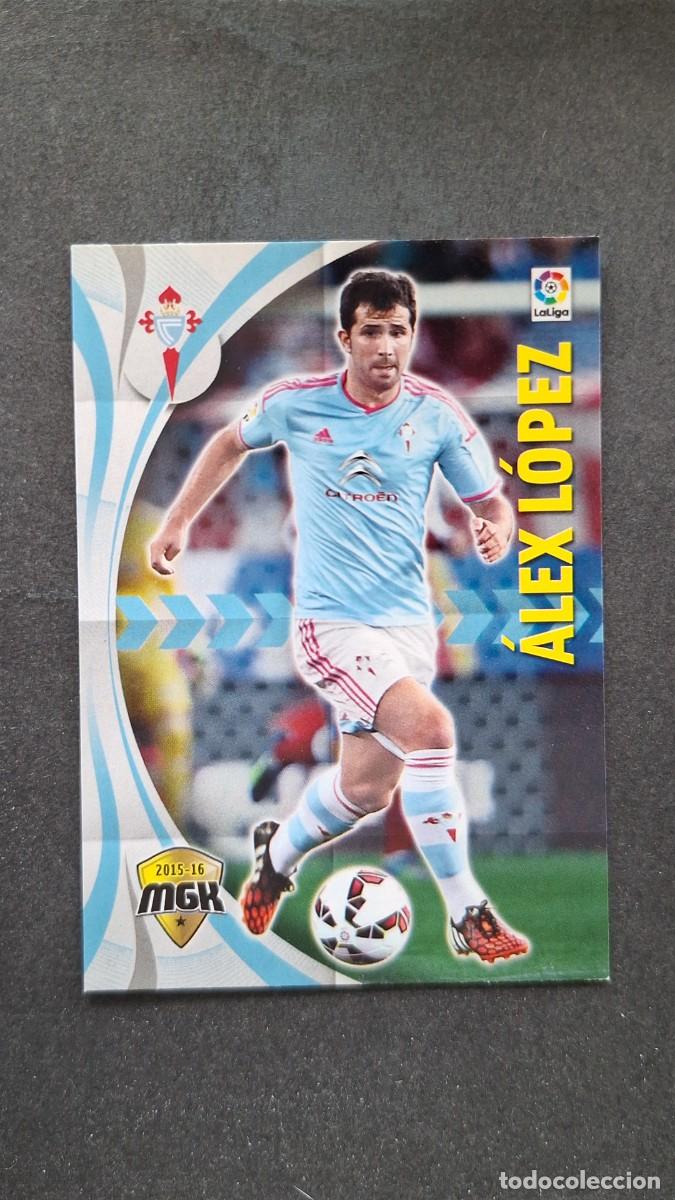 Cromos de f&uacute;tbol: L1 ALEX LOPEZ CELTA DE VIGO 120 PANINI MEGACRACKS 2015 2016 15 16