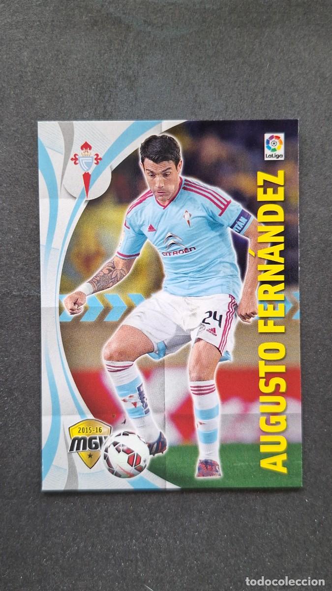 Cromos de f&uacute;tbol: L1 AUGUSTO FERNANDEZ CELTA DE VIGO 121 PANINI MEGACRACKS 2015 2016 15 16