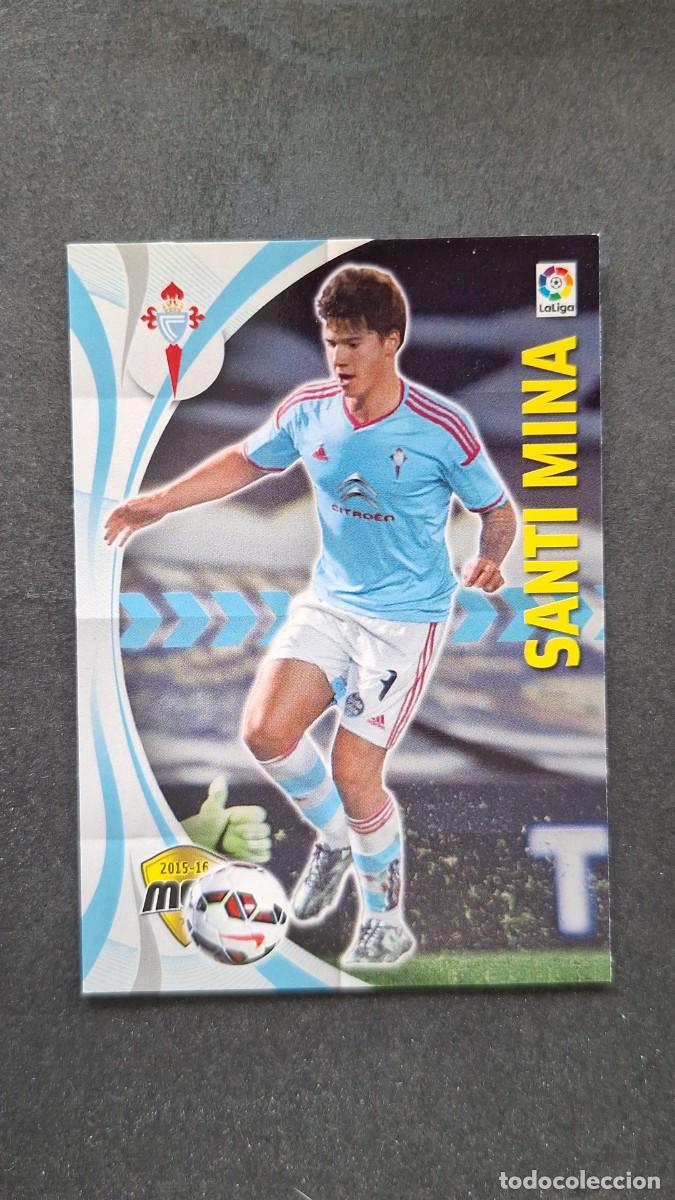 Cromos de f&uacute;tbol: L1 SANTI MINA CELTA DE VIGO 127 PANINI MEGACRACKS 2015 2016 15 16