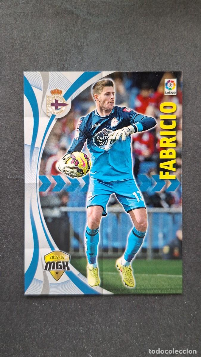 Cromos de f&uacute;tbol: L1 FABRICIO DEPORTIVO DE LA CORU&Ntilde;A 138 PANINI MEGACRACKS 2015 2016 15 16