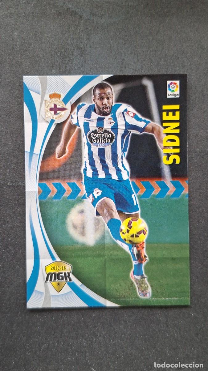 Cromos de f&uacute;tbol: L1 SIDNEI DEPORTIVO DE LA CORU&Ntilde;A 143 PANINI MEGACRACKS 2015 2016 15 16