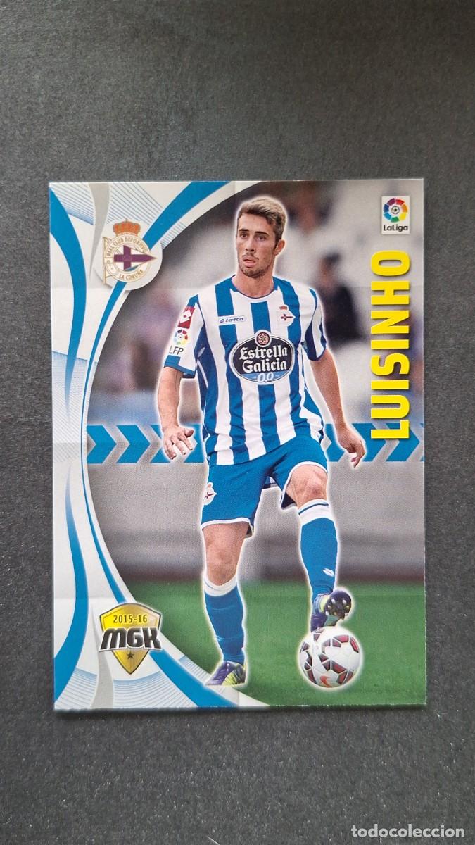 Cromos de f&uacute;tbol: L1 LUISINHO DEPORTIVO DE LA CORU&Ntilde;A 145 PANINI MEGACRACKS 2015 2016 15 16