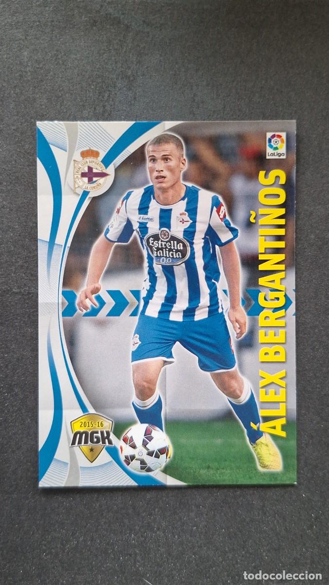 Cromos de f&uacute;tbol: L1 ALEX BERGANTI&Ntilde;OS DEPORTIVO DE LA CORU&Ntilde;A 146 PANINI MEGACRACKS 2015 2016 15 16