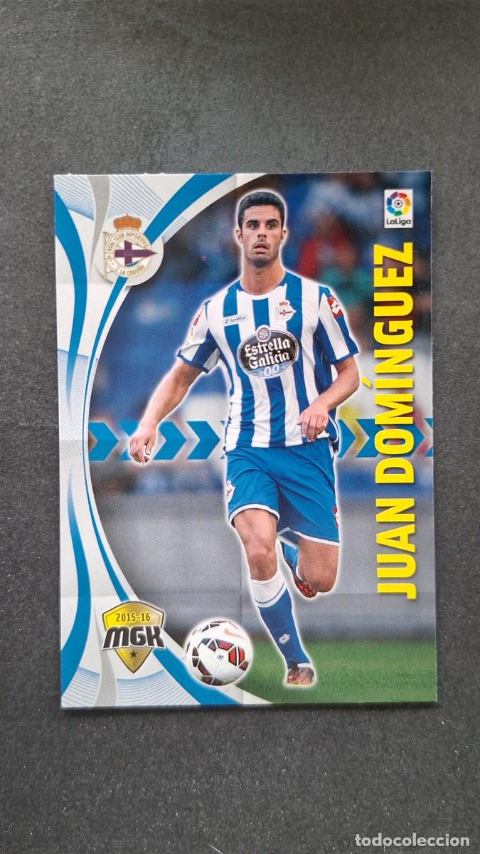 Cromos de f&uacute;tbol: L1 JUAN DOMINGUEZ DEPORTIVO DE LA CORU&Ntilde;A 148 PANINI MEGACRACKS 2015 2016 15 16