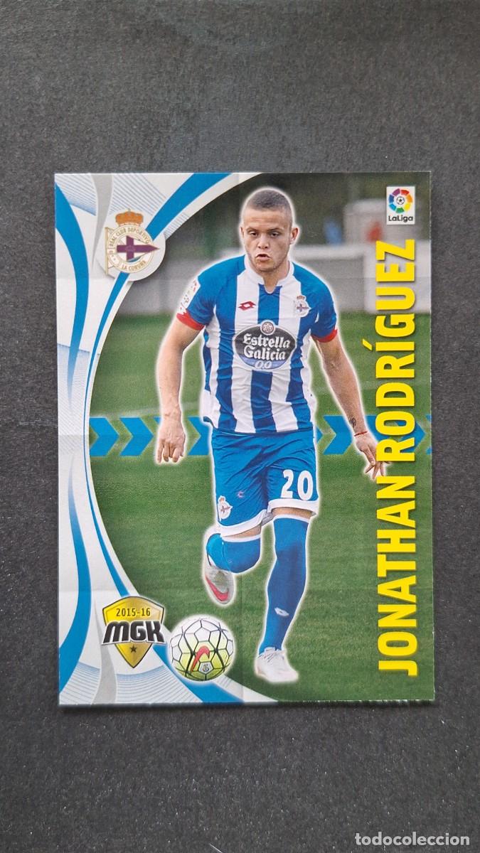 Cromos de f&uacute;tbol: L1 JONATHAN RODRIGUEZ DEPORTIVO DE LA CORU&Ntilde;A 153 PANINI MEGACRACKS 2015 2016 15 16