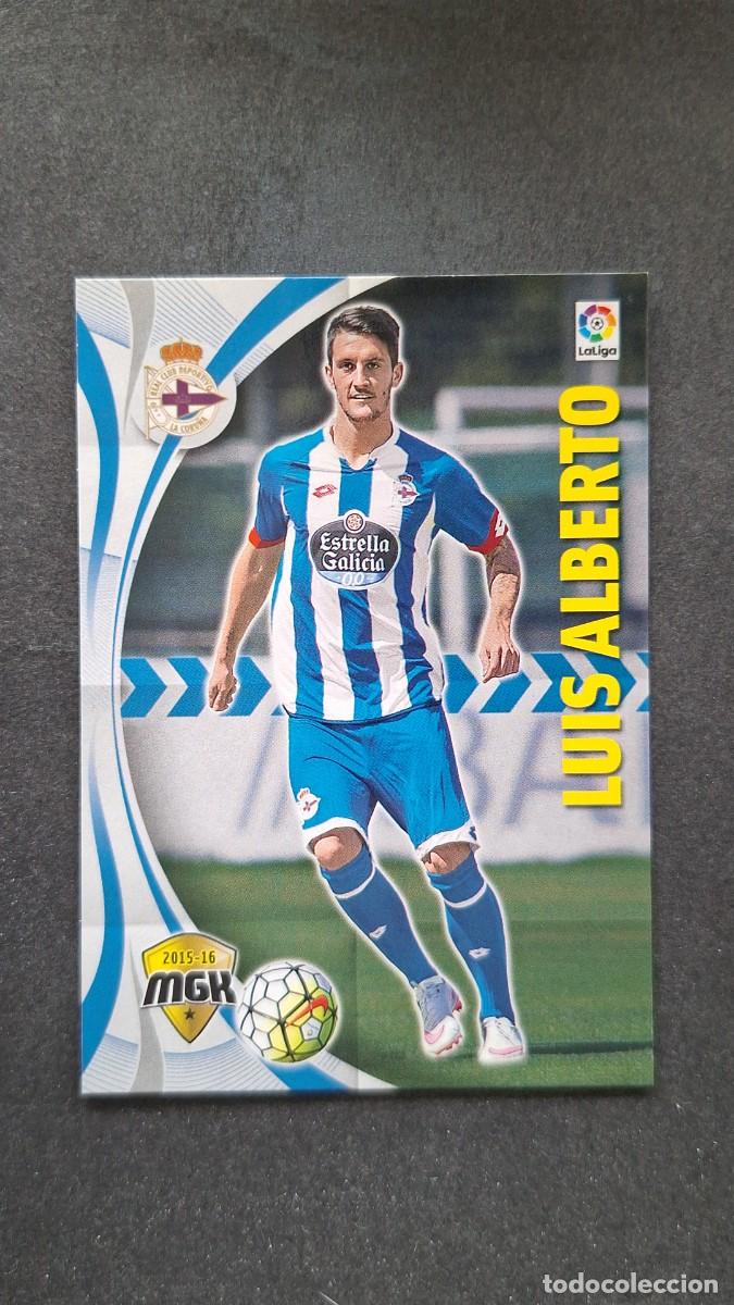 Cromos de f&uacute;tbol: L1 LUIS ALBERTO DEPORTIVO DE LA CORU&Ntilde;A 154 PANINI MEGACRACKS 2015 2016 15 16