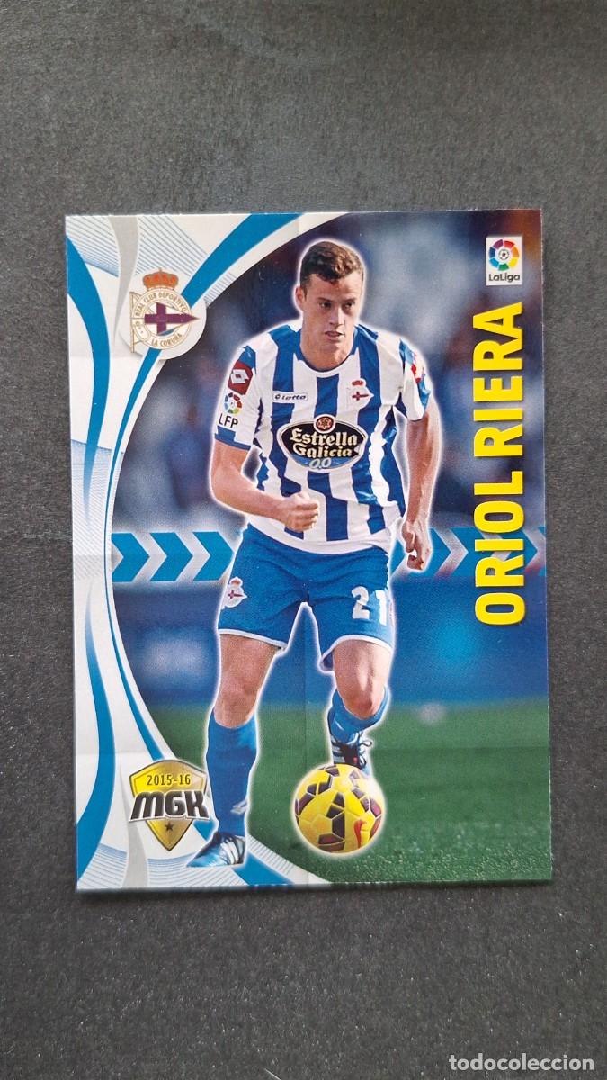 Cromos de f&uacute;tbol: L1 ORIOL RIERA DEPORTIVO DE LA CORU&Ntilde;A 155 PANINI MEGACRACKS 2015 2016 15 16
