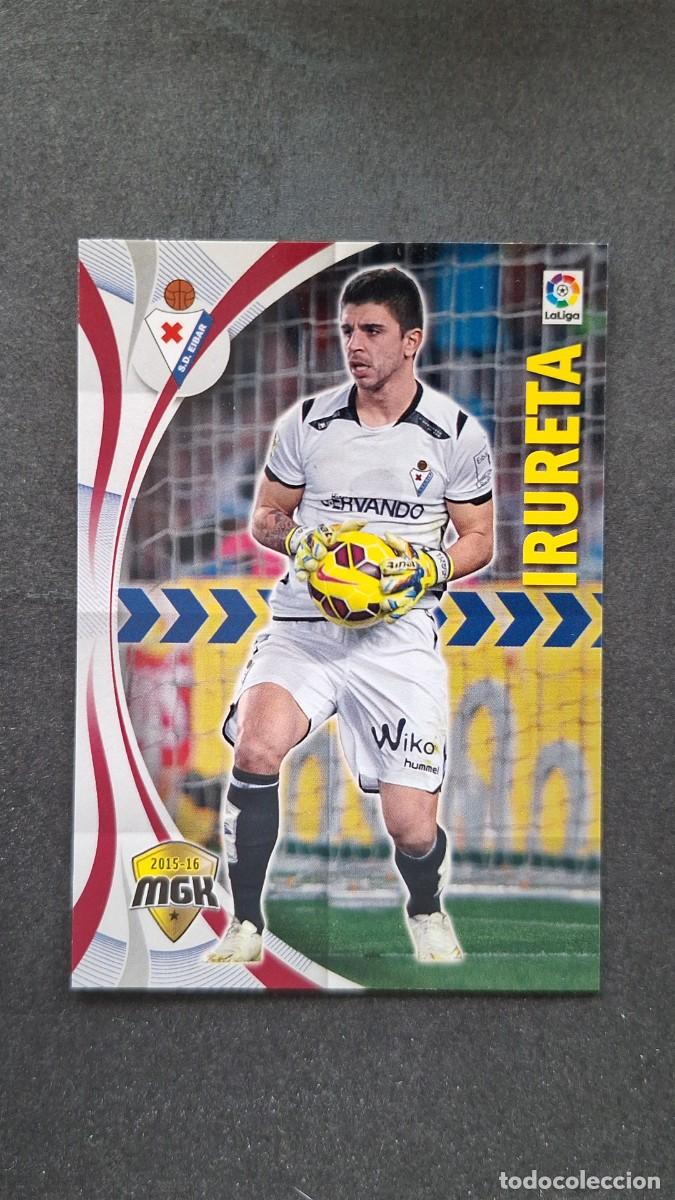 Cromos de f&uacute;tbol: L1 IRURETA S. D. EIBAR 165 PANINI MEGACRACKS 2015 2016 15 16
