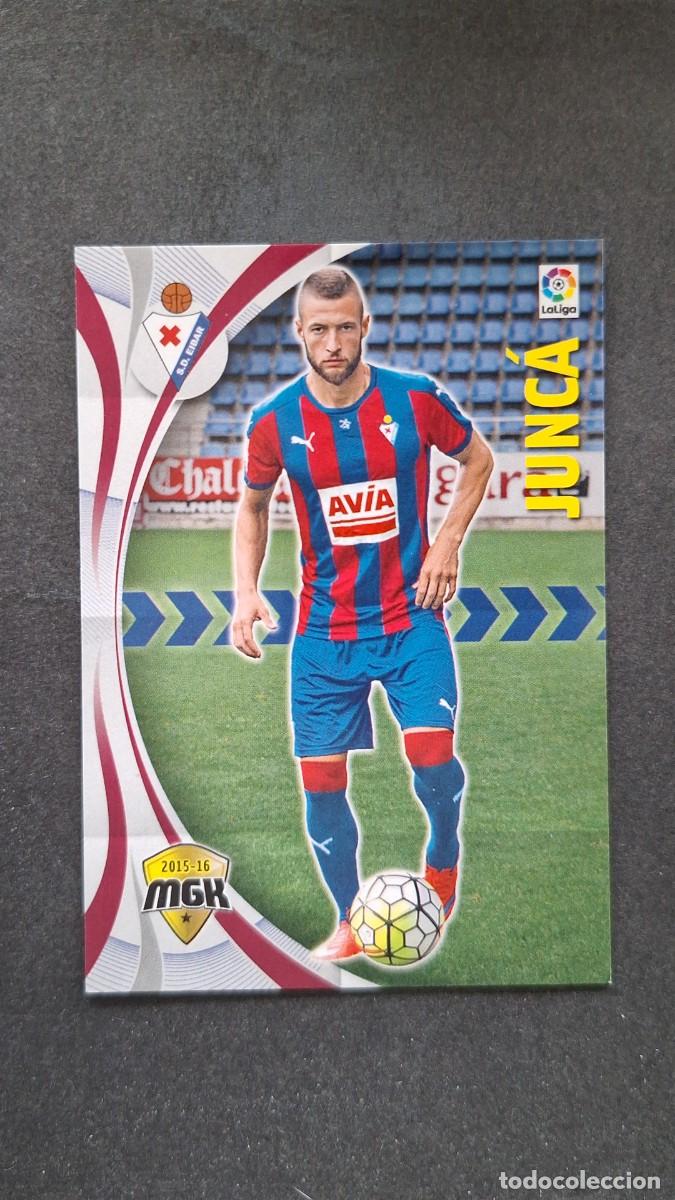 Cromos de f&uacute;tbol: L1 JUNCA S. D. EIBAR 167 PANINI MEGACRACKS 2015 2016 15 16