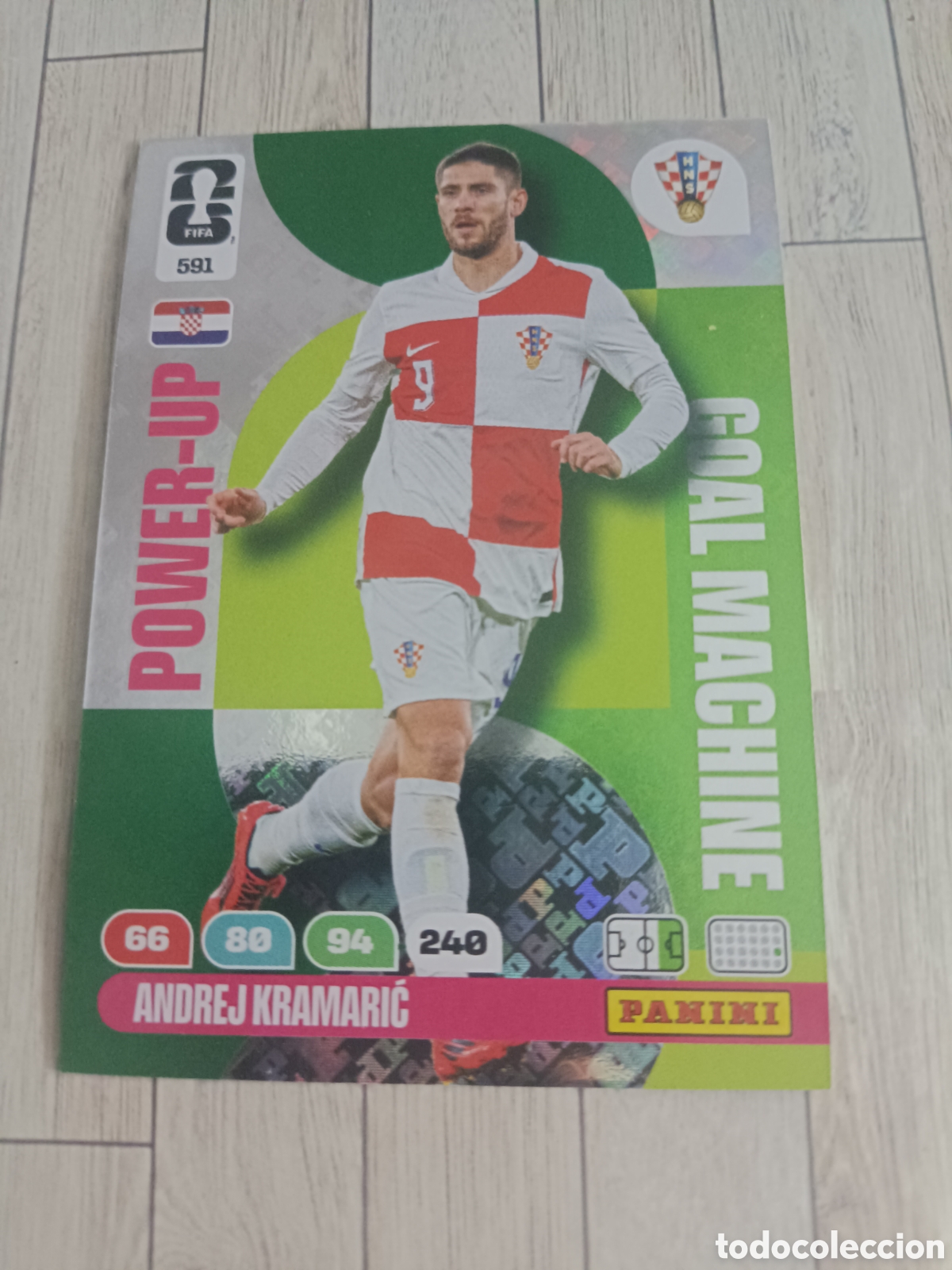 Cromos de f&uacute;tbol: 591 ANDREJ KRAMARIĆ CROACIA GOAL MACHINE ADRENALYN XL MUNDIAL WORLD CUP 2026 PANINI 26