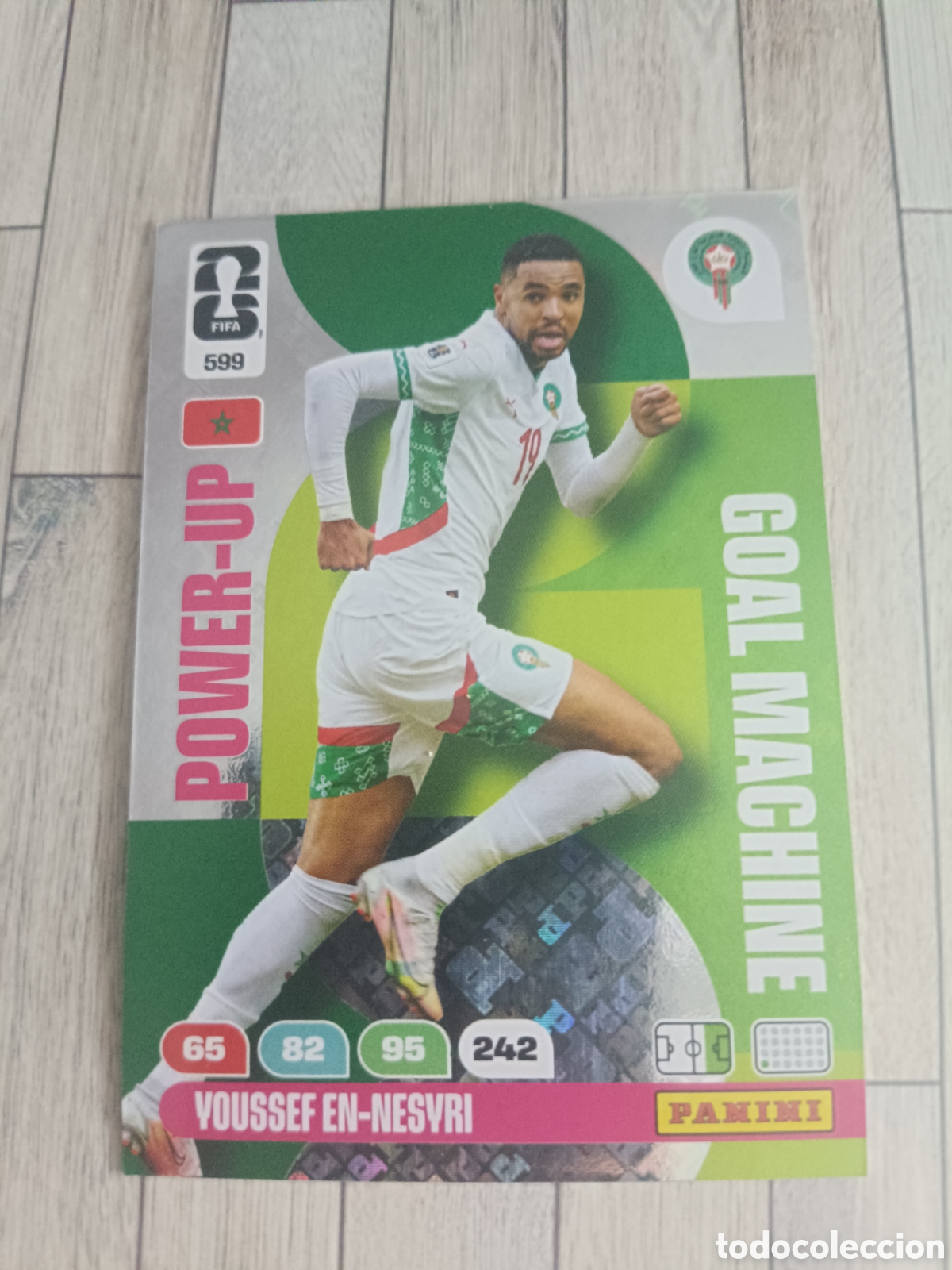 Cromos de f&uacute;tbol: 599 YOUSSEF EN-NESYRI MARRUECOS GOAL MACHINE ADRENALYN XL MUNDIAL WORLD CUP 2026 PANINI 26
