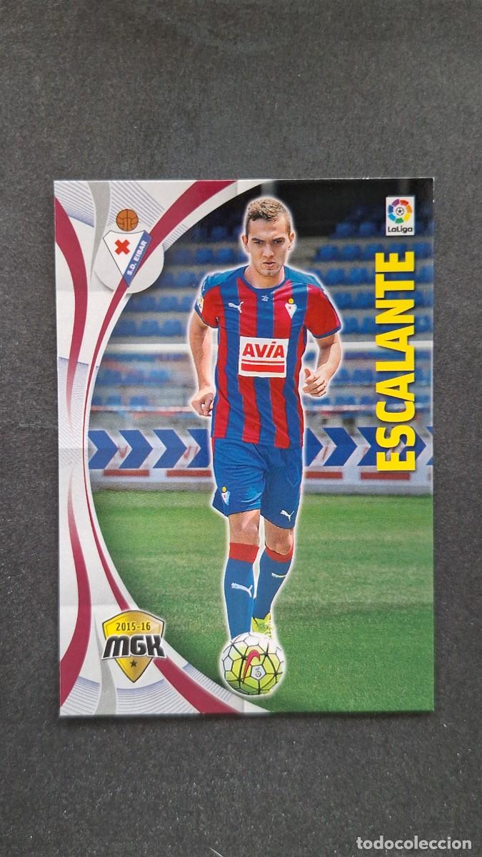 Cromos de f&uacute;tbol: L1 ESCALANTE S. D. EIBAR 179 PANINI MEGACRACKS 2015 2016 15 16