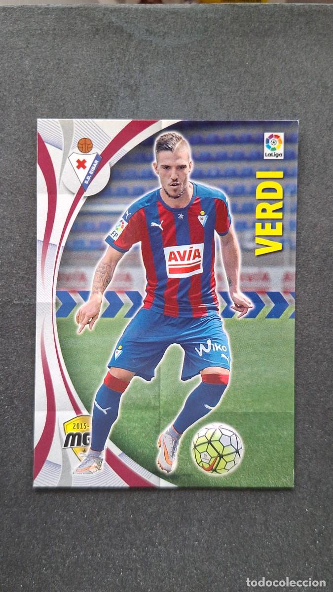 Cromos de f&uacute;tbol: L1 VERDI S. D. EIBAR 181 PANINI MEGACRACKS 2015 2016 15 16