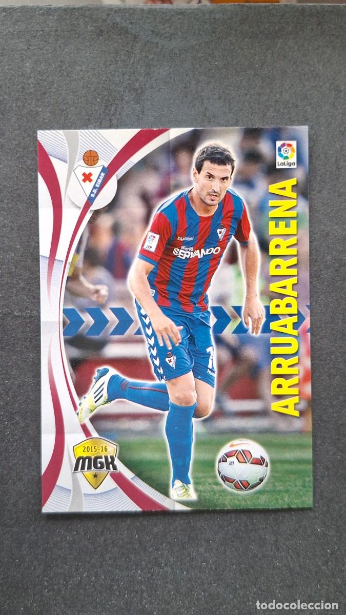 Cromos de f&uacute;tbol: L1 ARRUABARRENA S. D. EIBAR 182 PANINI MEGACRACKS 2015 2016 15 16