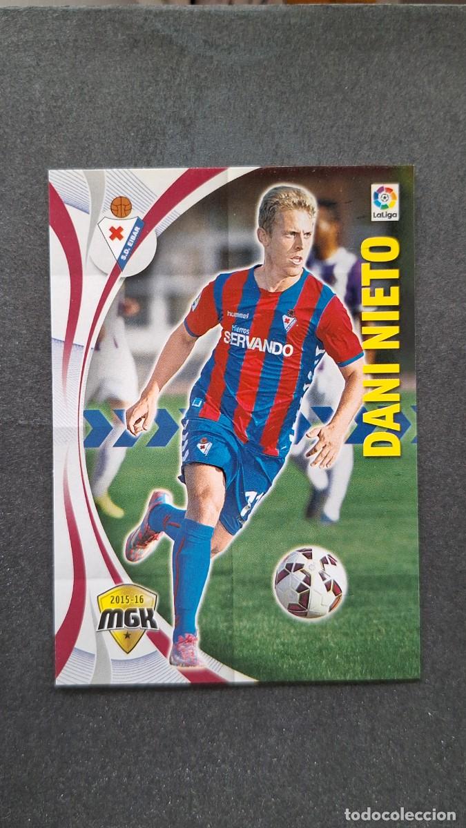 Cromos de f&uacute;tbol: L1 DANI NIETO S. D. EIBAR 183 PANINI MEGACRACKS 2015 2016 15 16