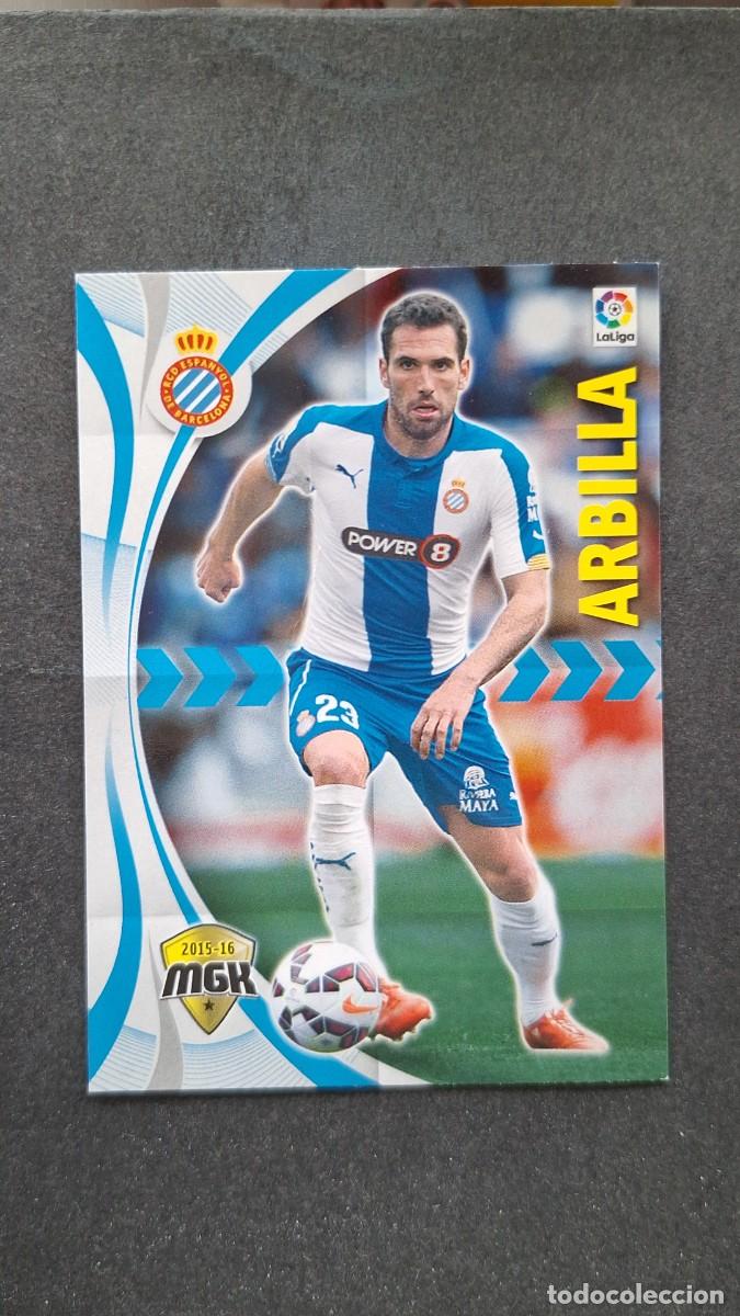 Cromos de f&uacute;tbol: L1 ARBILLA R. C. D. ESPA&Ntilde;OL 194 PANINI MEGACRACKS 2015 2016 15 16