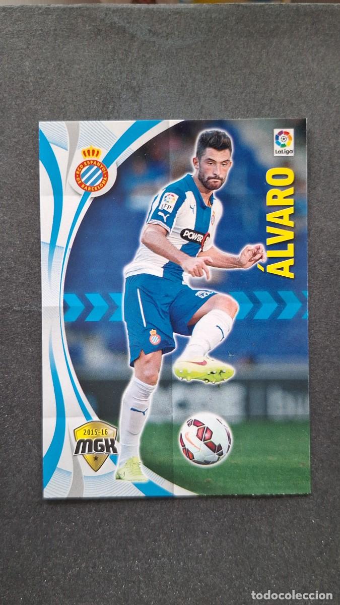 Cromos de f&uacute;tbol: L1 ALVARO R. C. D. ESPA&Ntilde;OL 195 PANINI MEGACRACKS 2015 2016 15 16