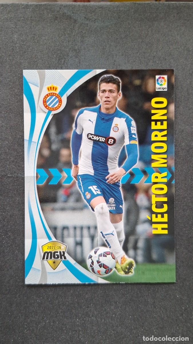 Cromos de f&uacute;tbol: L1 HECTOR MORENO R. C. D. ESPA&Ntilde;OL 196 PANINI MEGACRACKS 2015 2016 15 16