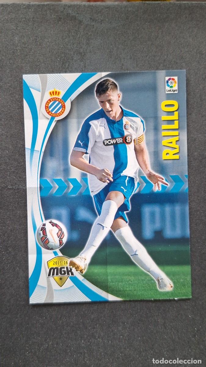 Cromos de f&uacute;tbol: L1 RAILLO R. C. D. ESPA&Ntilde;OL 197 PANINI MEGACRACKS 2015 2016 15 16