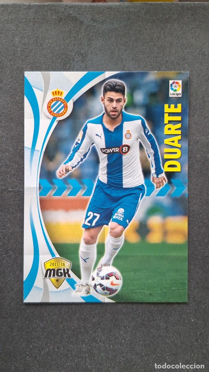 Cromos de f&uacute;tbol: L1 DUARTE R. C. D. ESPA&Ntilde;OL 198 PANINI MEGACRACKS 2015 2016 15 16