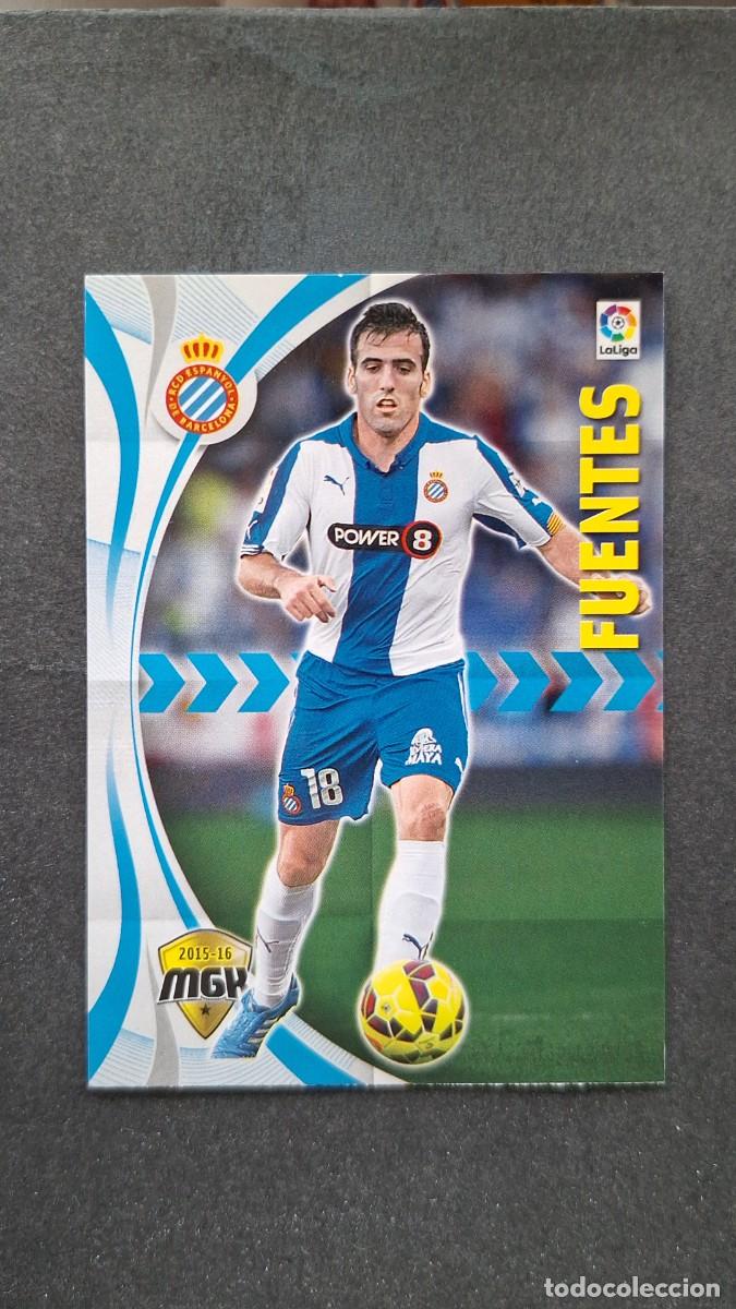 Cromos de f&uacute;tbol: L1 FUENTES R. C. D. ESPA&Ntilde;OL 199 PANINI MEGACRACKS 2015 2016 15 16