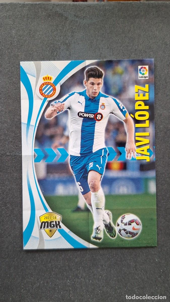 Cromos de f&uacute;tbol: L1 JAVI LOPEZ R. C. D. ESPA&Ntilde;OL 200 PANINI MEGACRACKS 2015 2016 15 16