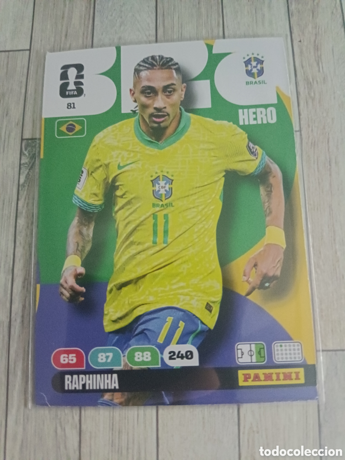 Cromos de f&uacute;tbol: 81 RAPHINHA BRASIL HERO ADRENALYN XL MUNDIAL WORLD CUP 2026 PANINI 26