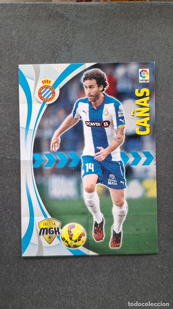 Cromos de f&uacute;tbol: L1 CA&Ntilde;AS R. C. D. ESPA&Ntilde;OL 201 PANINI MEGACRACKS 2015 2016 15 16