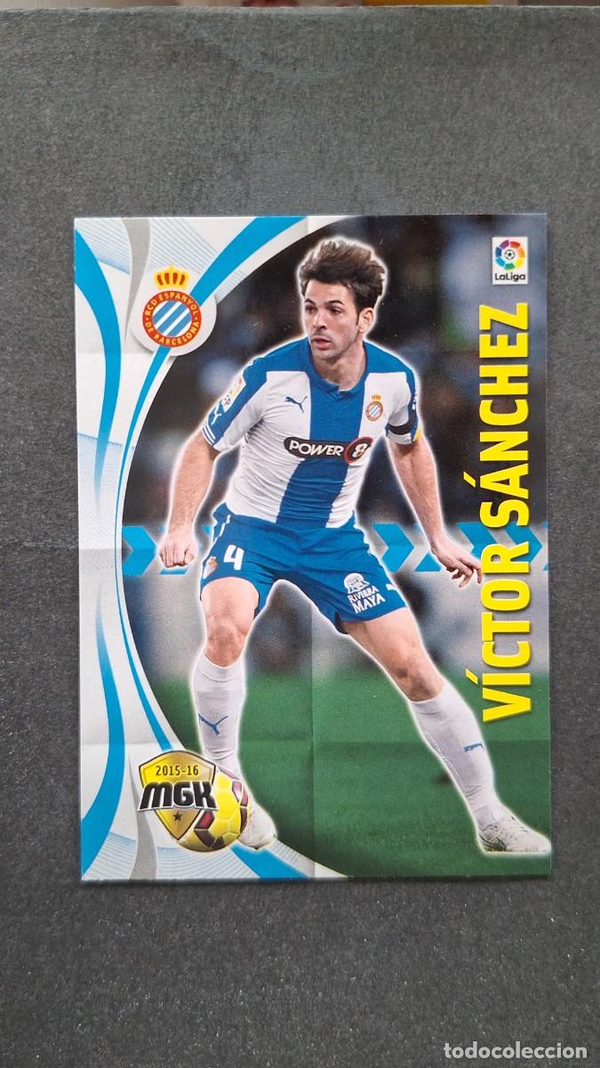 Cromos de f&uacute;tbol: L1 VICTOR SANCHEZ R. C. D. ESPA&Ntilde;OL 202 PANINI MEGACRACKS 2015 2016 15 16