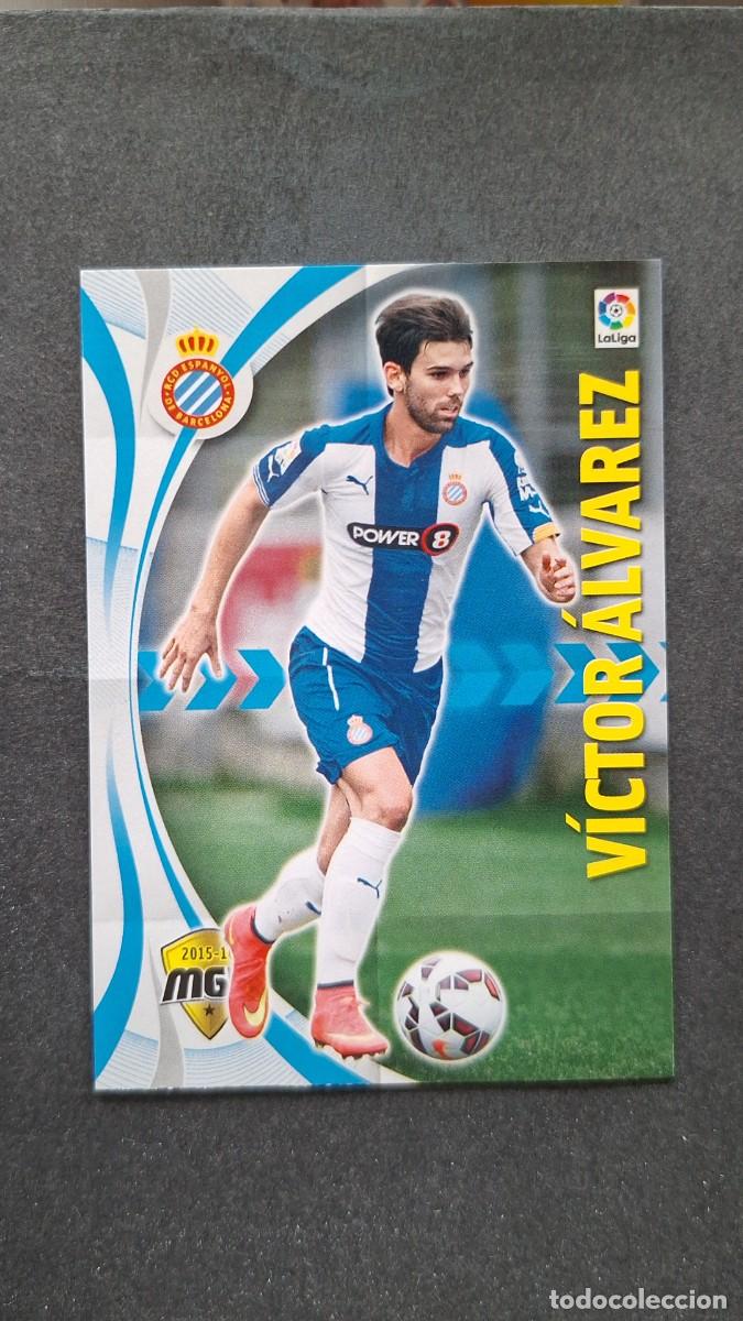 Cromos de f&uacute;tbol: L1 VICTOR ALVAREZ R. C. D. ESPA&Ntilde;OL 204 PANINI MEGACRACKS 2015 2016 15 16